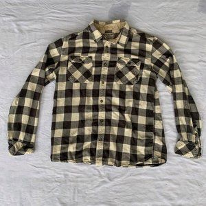 Burtons Mens Snowboarding Flannel Shirt - Size Large